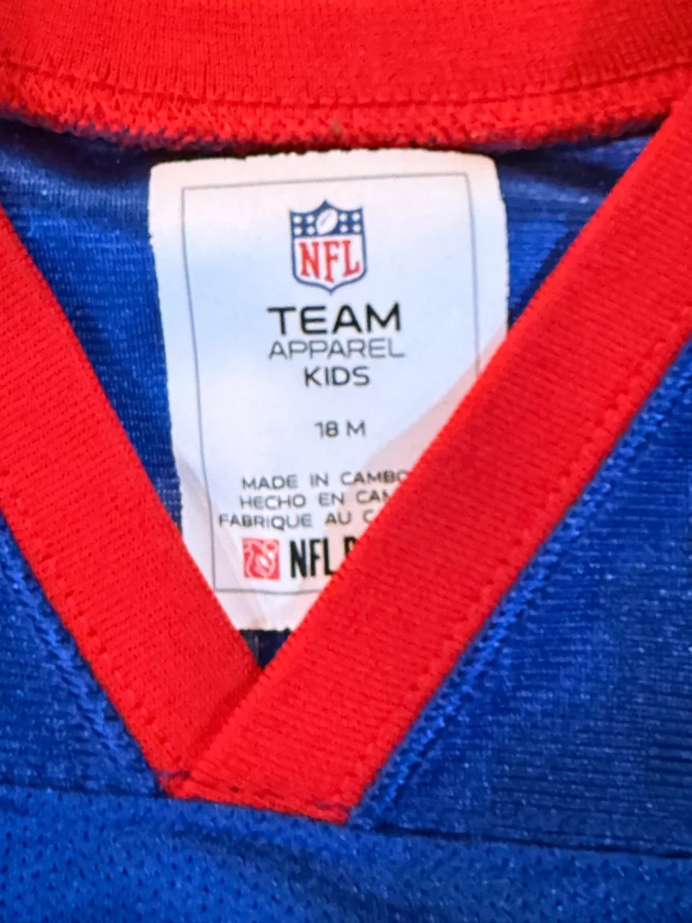 Buffalo Bills Sammy Watkins #14 NFL Jersey Baby 18M Blue Football